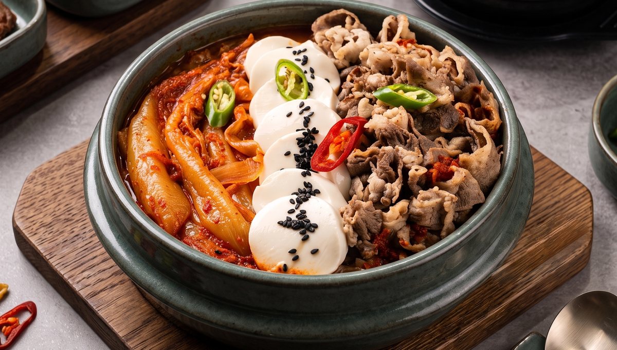 포장된 김치찜과 반찬